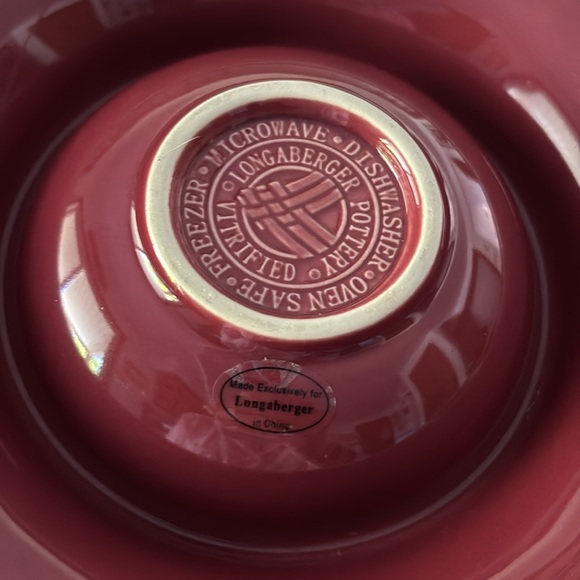 Longaberger chip n dip dish. Woven Traditions. - Picture 2 of 3